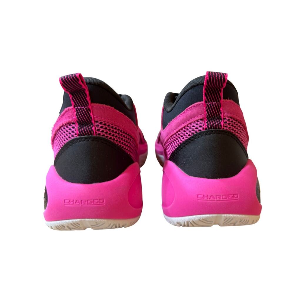 Under Armour Curry Unisex Basketball Shoes Pink Black Men 10 Women 11.5 NWB - Picture 7 of 10